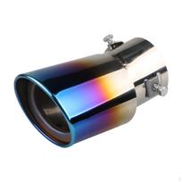 Automobilio išmetimo sistemos antgalis Nerūdijančio plieno priedas Duslintuvas visureigiui, sedanui spalvotas tiesus colorful bent gray