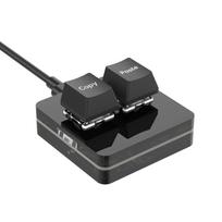 USB-C individualizuota klaviatūra Mini Copy Paste 2 3 6 klavišų rankenėlė su LED RGB apšvietimu Mechaninės karšto keitimo programuojamos makro klaviatūros Red Switch