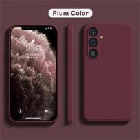 Naujas skystas silikonas, skirtas Samsung Galaxy S24 23 22 21 20 Ultra Plus FE A54 A53 A52 4G 5G, minkštas, atsparus smūgiams, lengvas dėklas For Galaxy S20 PE slyva