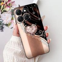 Skirta Motorola Moto G86 Power 5G dėklas Naujas madingas gėlių bambuko katės animacinis minkšto silikono galinis dangtelis Moto G86 Power 2025 Coque Moto G86 Power black