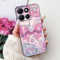 Skirta Motorola Moto G86 Power 5G dėklas Naujas madingas gėlių bambuko katės animacinis minkšto silikono galinis dangtelis Moto G86 Power 2025 Coque Moto G86 Power