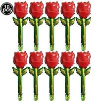 10-50 vnt./pakuotė Spalvingi mini gėlių folijos balionai Rankiniai gėlių balionai Valentino dienai Motinos gimtadienio vakarėlio dekoravimui 10pcs green