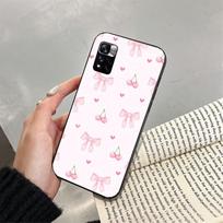 Phone Case For Xiaomi Poco C71 15T 14T Pro Redmi note 15 14 14 13 Pro Redmi A5 15C 13C Cute Pink Heart Bow Redmi Note 15 5G white
