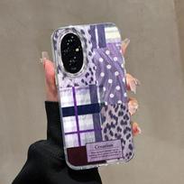 For Honor 400 200 Pro Lite X9c X9a X8a 5G Advanced Sensation Gradient Laser Pink Blue Green Butterfly Luxury Back TPU Phone Case Honor 400 Lite white