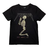 Kanye West Yeezus Tour Shirt God Wants You Rap Graphic T-Shirt S-5XL Unisex T-Shirt M gray