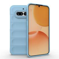 For Nothing Phone 4A Case Silicone Liquid Shockproof Case Nothing Phone 4A Cover TPU Rubber Protector Nothing Phone 4A Cover Nothing Phone (4a) šviesiai mėlyna spalva