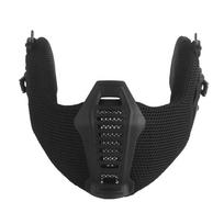 Šalmo veido apsauga su tinkleliu apatiniam žandikauliui Wendy 3.0 taktiniam šalmui, medžioklei, Airsoft, CS treniruotėms juoda