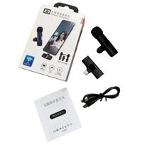 1 rinkinys C tipo išmaniesiems telefonams Mini mikrofonas Belaidis klipsinis mikrofonas Vlogging vaizdo įrašams Mikrofonai Garso įrašymas K9