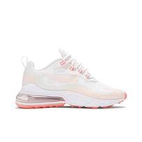 Nike Womens Air Max 270 React 'Crimson Tint' (women's sizes) Summit White / Crimson Tint / Light Violet Running Shoes CJ0619 103 36.5 white