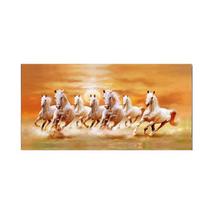 Šiuolaikiniai šuoliuojantys žirgai, peizažas, drobė, tapyba, plakatai ir spaudiniai. 21*30cm beige