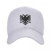 Albanijos vėliava Eagle beisbolo kepuraitė moterų unisex kvėpuojanti albanų pride tėčio kepurė Sportinė kepurė nuo saulės Adjustable Cap black