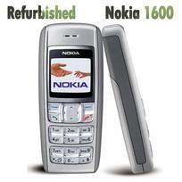 Atnaujintas originalus Nokia 1600 mobilusis telefonas su 1 SIM kortele Simple Set juoda