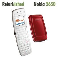 Atnaujintas Nokia Originalus Nokia 2650 Atrakintas Mobilusis Telefonas Su 1 SIM Simple set raudona