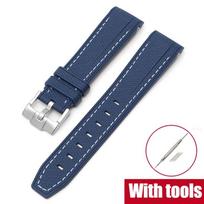Silikoninis dirželis skirtas Swatch X Omega Moonswatch Rolex 20mm 22mm Minkšta vandeniui atspari lenkta pakeičiama laikrodžio apyrankė vyrams, moterims 20mm gray