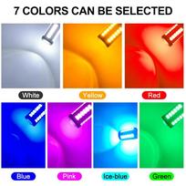 2x automobilio rūko žibintas H11 led lempa H7 9005 Hb3 9006 Hb4 H9 H8 H16 Psx24w Psx26w P13w balta geltona ledo mėlyna raudona automobilio ledo rūko žibinto lemputė H16(EU) raudona
