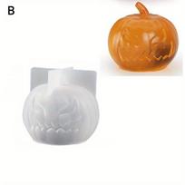 3D Helovino moliūgo silikoninė forma DIY žvakių gamybos reikmenys dervos muilo dovana forma namų dekoras B