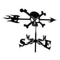 Vėjarodis stogui ar sodui Skull black