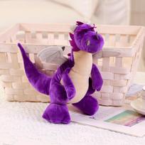 Mielas dinozauras Tyrannosaurus Rex pliušinis žaislas Maža skraidanti lėlė drakonas 35cm（0.3kg） violetinė