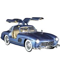 1/24 Mercedes Benz 300SL Alloy Klasikinis Vintažinis Automobilio Modelis Automobilio Modelis Metalinis Liejinys Traukiamas Atgal Garsas Šviesa Automobilis Vaikams Dovana mėlyna