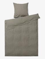Juna - Bæk&Bølge Bed Linen 150X210 Cm Black/Sand Se - Patalynės komplektas - Juoda
