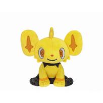 25cm stovintis Shinx Luxio Cub pliušinis žaislas - Mielas anime katės minkštas žaislas, minkšta kolekcinė figūrėlė vaikams Pokémon F 14cm,Sitting posture geltona