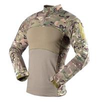 Airsofto Dažasvydžio Marškinėliai Multicam CP Camo Medvilniniai Taktiniai Marškinėliai Vyrams Armijos Kariniai Koviniai Marškinėliai Medžioklės Apranga Atsparūs Dilimui S gray