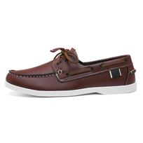 Madingi odiniai laisvalaikio batai vyrams Didelio dydžio 48 Prekės ženklas Docksides Shoes Vyriški Italijos stiliaus suvarstomi jūriniai batai Vyriški vairavimo batai 40 black