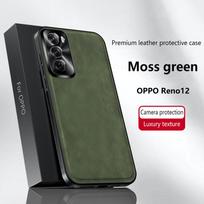 Oppo Reno 12 5G dėklas Magnetinis Elegantiškas Oda Atsparus Dilimui Objektyvo Visiškai Dengiantis Neslystantis Kraštas Dangtelio Korpusas Oppo Reno12