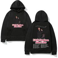 Alex Warren-2026 Europos arenų turas Hoodie Laisvas aukštos kokybės animacinių paveikslėlių spaudos džemperis su gobtuvu ir vilnos pamušalu Patogus Hoodie XS black