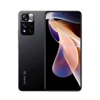 Atnaujintas Xiaomi Redmi Note 11 Pro 8GB 256GB MTK Helio G96 Octa Core 108MP Kamera 120Hz Ekranas NFC 5G Išmanusis telefonas 6GB 128GB juoda