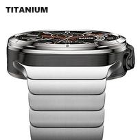 Titano apyrankė Samsung Galaxy Ultra Watch 2025 Correa Prabangi grandinėlės apyrankė Vyriška juosta Samsung Galaxy watch 7 Ultra 47mm Galaxy Watch Ultra sidabras