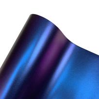 Motociklo Lipdukas Chameleono Vinilo Plėvelė Matinė Blizgi Automobilio Spalvos Keitimo Plėvelė Oro Išleidimo Violetinė Mėlyna Dekoras Auto Tiuningas Priedai 10cmx150cm blue