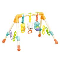 Royal Babies FunFun Gym (Non-SlipFinger PlayGrab and Stand) Baby Gym, Easy Assembly, Sound-Making Play Gym for Babies yellow