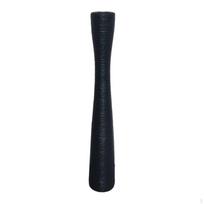 Aukšta grindinė vaza Dekoratyvi stovinti Minimalistinė Dovana Gėlių vazonas Laikiklis gėlėms Vestuvėms Black 47.8cm