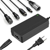 42V 2A Replacement Charger For 36V Electric Scooter Ebike Lithium Battery, 5 In 1 Scooter Charger For Gotrax, Jetson, Swagtron, Brid, Segway, Razor, gray