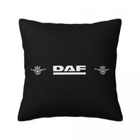 Daf Sunkvežimio Klasikinio Automobilio Logotipas 11 Kvadratinė Pagalvės Užvalkalas Pagalvės Dangtelis Pagalvės Dangalas Dekoratyvinis Pagalvės Užvalkalas Namams Miegamajam Automobiliui 12x12Inch white