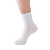 10 porų vyrų vidutinio ilgio kojinių - lengvos, pralaidžios orui, vienspalvės, skirtos kasdienai ir verslui 10 pairs balta