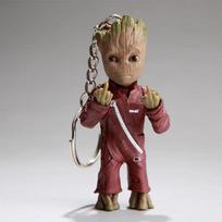 Anime figūrėlės raktų pakabukas Galaktikos sergėtojai Mažas medžio žmogus Krepšio pakabukas Dekoracija Groot modelio lėlė Raktų pakabukas Dovanos Vaikų žaislai brown