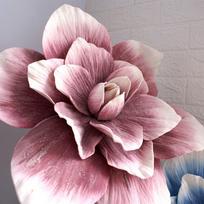 30/40/50cm Dirbtinė Didelė Magnolija Putplasčio Didelė Dirbtinė Gėlė Nauja Milžiniška Imitacinė Gėlė red-30cm white