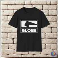 Globe Skateboardingo Logotipo Unisex Marškinėliai M white