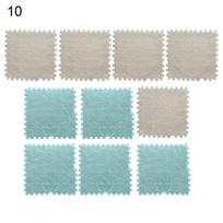 10vnt./rinkinys 30*30cm Dėlionės kilimėlis ilgu plauku Lengvai montuojamos kvadratinės purios kiliminės plytelės Pliušinis plotinis kilimas svetainei