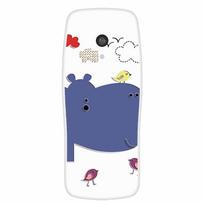 Emboss Phone Cover For Nokia 3210 2024 Cases 3D Relief Floral Clear Silicone Soft Case Funda for NOKIA 3210 2024 Coque Nokia3210 Nokia 3210 2024 white