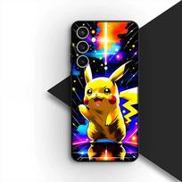 Dėklas Samsung Galaxy S20 S22 S21 FE Ultra Plus A07 A17 A15 A16 A25 A57 A37 Telefonui Mewtwo P-Pokemons Mew two P-Pikachus Galaxy A16 black
