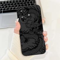 For Realme Note 60 dėklas RMX3933 Šaunus mašinos mados dažytas dangtelis Minkštas TPU telefono dėklas For Realme Note 60X Note60 Narzo N61 Krepšiai Realme Narzo N61 black