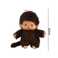 Monchhichi Raktų pakabukas Pakabukas Pliušinis Žavinga Animacinio Filmo Lėlė Kuprinės Papuošalai Mengqiqi Maišelio Pakabukai Pliušinis Beždžionėlės Raktų Pakabukai Gimimo Datos Dovana brown