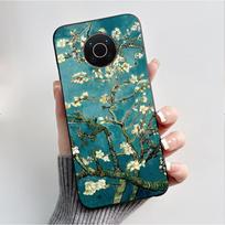 Spausduotas telefono dėklas Nokia X20/Nokia X10/Nokia X100/Nokia XR20 Dėklas Minkštas Silikonas Juodas Korpusas Dangtelis Mielas Gėlių Animacinis Dėklas Nokia X10