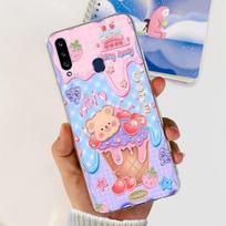Samsung Galaxy A20s A20 A20e dėklas Galinis dangtelis Animacinis Šaunus stilius Gyvūnai Mergaitiškas Minkštas TPU Silikoninis Bamperis A202F A205F A207F Galaxy A20s