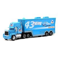 Disney Pixar Cars ir Sunkvežimio Rinkinys Žaibas Makvynas Dinoco Vežėjas Mack Sunkvežimis Modeliniai Sunkvežimiai Lenktyninis Automobilis Gimtadienio Dovana Berniukams blue