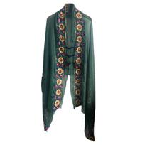 Fashionable Long Shawl Durability Trendy Shawl Beach Sunscreen Women Shawl Suitable for Casual and Event žalia