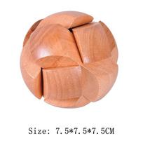 Medinis galvosūkis Lu Ban Dėlionė 3D Atrakinkite Žvalgybos Žaidimus Suaugusiems Ir Vaikams Švietimo Žaislai Rompecabezas Madera brown